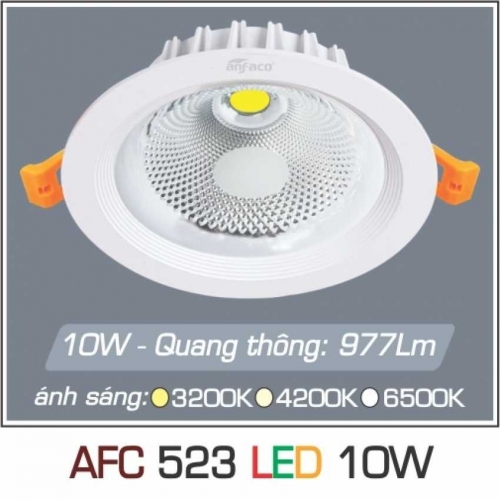 Đèn âm trần downlight Anfaco AFC 523 10W