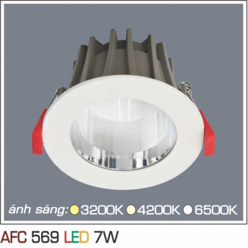 Đèn âm trần downlight Anfaco AFC 569 7W