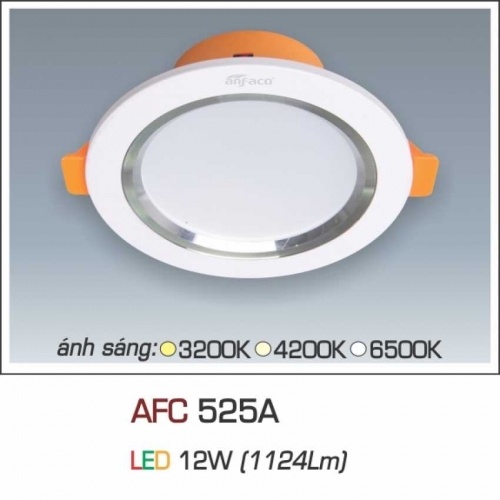 Đèn led âm trần Anfaco AFC-525A-12W