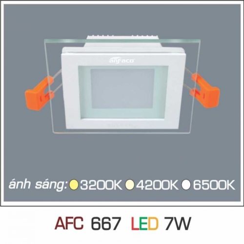 Đèn led âm trần Anfaco AFC-667-7W