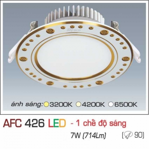 Đèn âm trần downlight Anfaco AFC 426 LED 7W