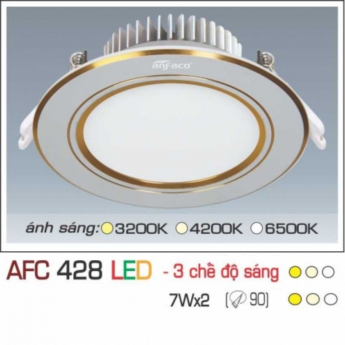 Đèn âm trần downlight Anfaco AFC 428 LED 7W 3 chế độ