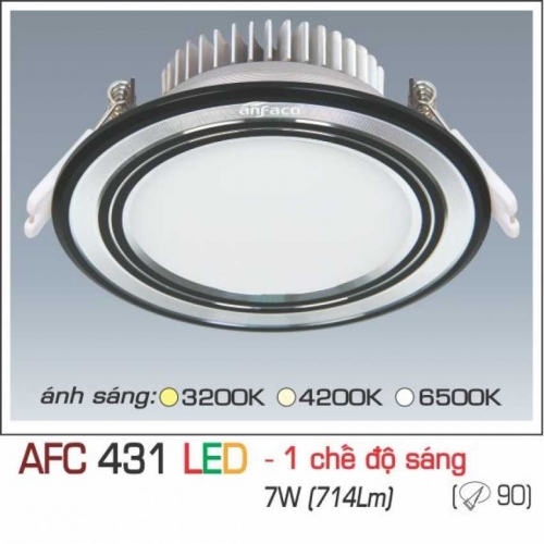 Đèn âm trần downlight Anfaco AFC 431 LED 7W