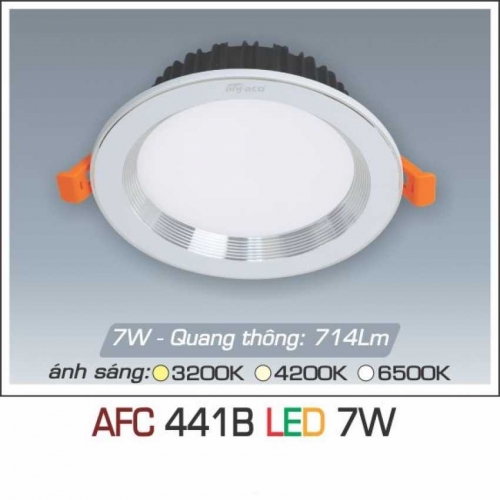 Đèn âm trần downlight Anfaco AFC 441B LED 7W
