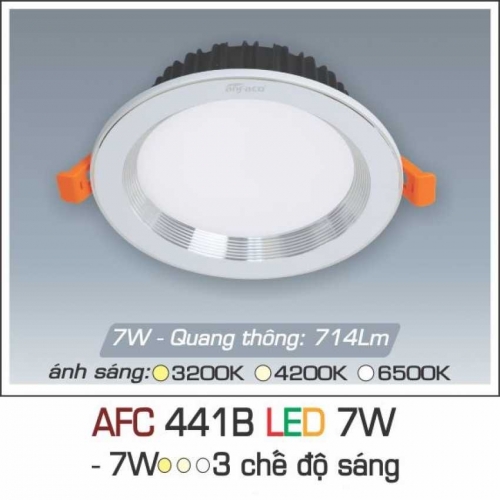 Đèn âm trần downlight Anfaco AFC 441B LED 9W 3 chế độ