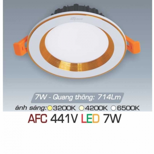 Đèn âm trần downlight Anfaco AFC 441V LED 7W