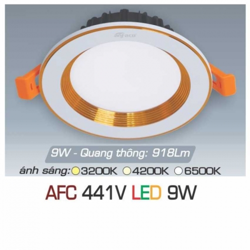 Đèn âm trần downlight Anfaco AFC 441V LED 9W