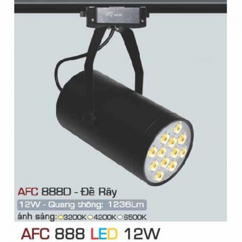 Đèn chiếu điểm thanh ray LED AFC 888 D 12W