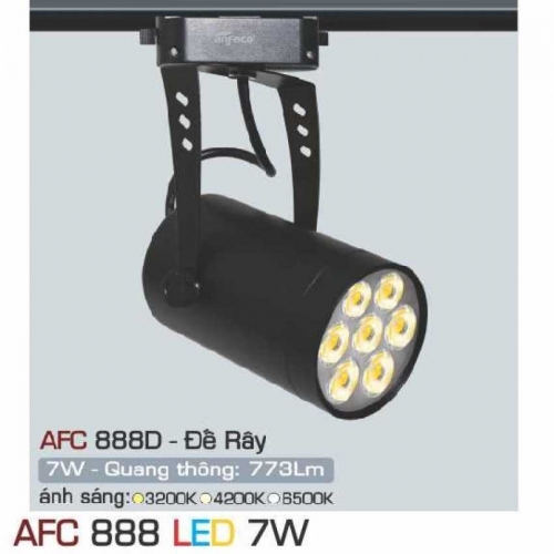 Đèn chiếu điểm thanh ray LED AFC 888 D 7W