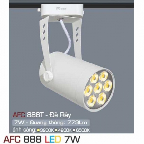 Đèn chiếu điểm thanh ray LED AFC 888 T 7W