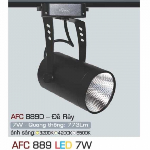 Đèn chiếu điểm thanh ray LED AFC 889 D 7W