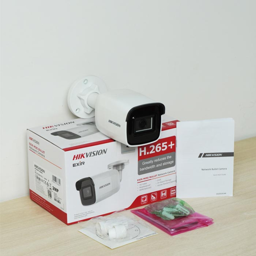 Camera IP thân trụ hồng ngoại 2MP chuẩn nén H.265+ DS-2CD2021G1-I