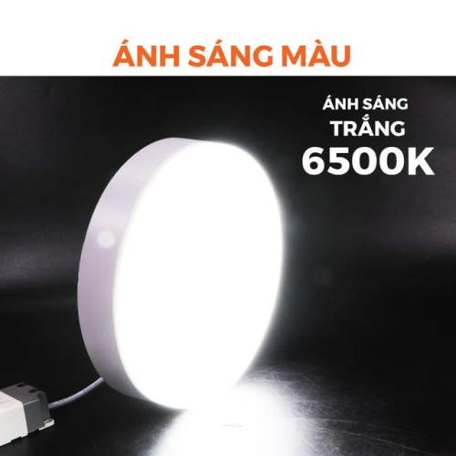 Đèn LED Panel ốp trần nổi tròn Nanoco NRP186R - Ánh sáng trắng 6500K