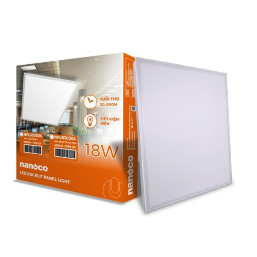 Đèn LED backlit Panel Office Nanoco NPLB30306 - Ánh sáng trắng 6500K