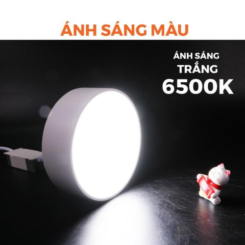 Đèn LED Panel ốp trần nổi tròn Nanoco NSFP126R - Ánh sáng trắng 6500K 