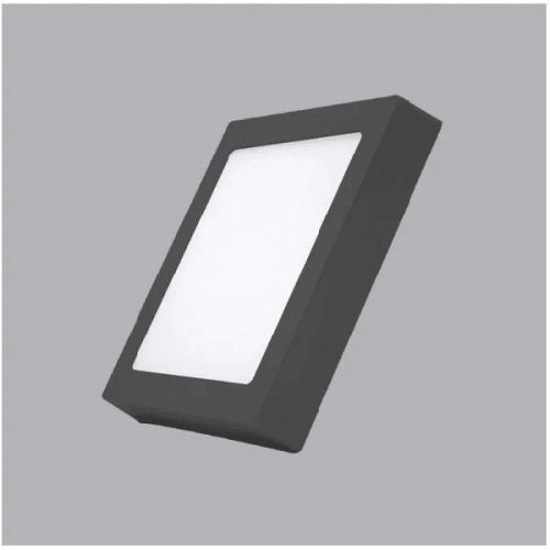 Đèn LED Panel ốp trần nổi vuông Nanoco 12W NPL126SB - Viền đen, ánh sáng trắng 6500K