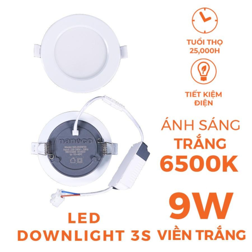 Đèn LED Downlight Nanoco - 3S Series NDL096W90