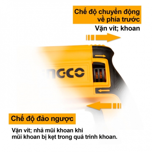 Máy khoan bê tông 3 chức năng 800w Ingco RGH9028-2