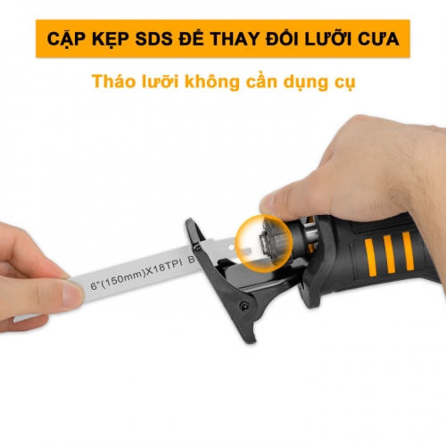 Cưa kiếm dùng điện 750W INGCO RS8008