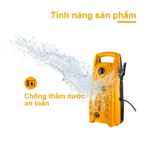 Máy tăng áp lực nước rửa xe gia đình HPWR14008 INGCO 1400W