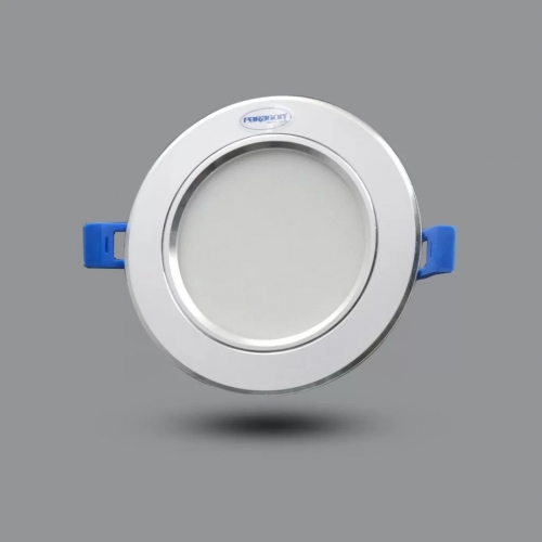 Đèn LED Downlight âm trần viền bạc 7W F110 90/7