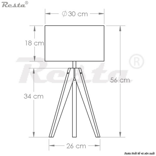 Đèn bàn Resta 07