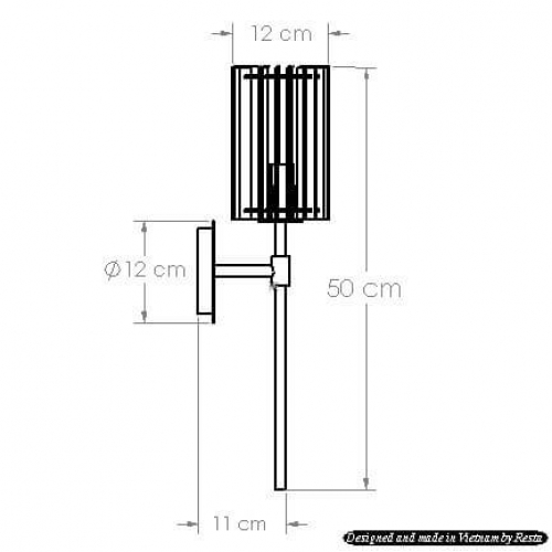 Đèn treo tường Resta 04