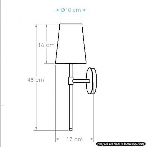 Đèn treo tường Resta 01