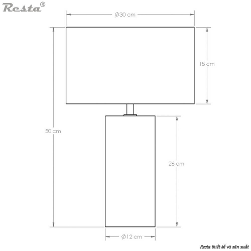 Đèn bàn Resta 09