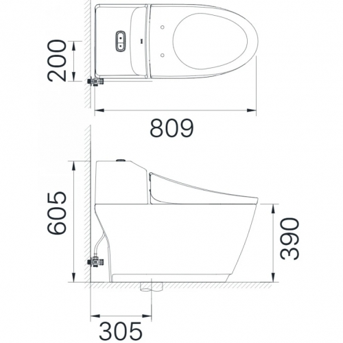 Bàn cầu 1 khối AC-1032VN