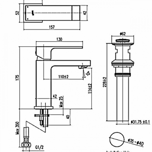 Vòi chậu LFV-402S