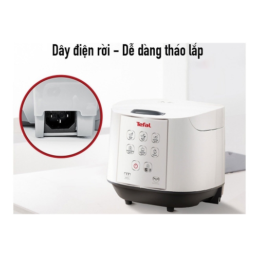 Nồi Cơm Điện Tử Tefal RK733168 1.8L TRẮNG