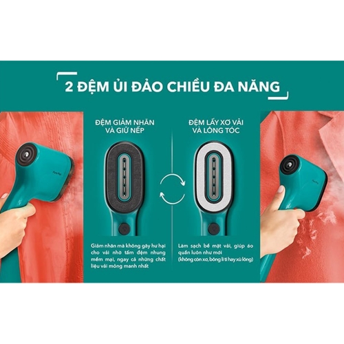 Bàn Ủi Hơi Nước Cầm Tay Tefal DT2020E1 70ML Xanh Dương