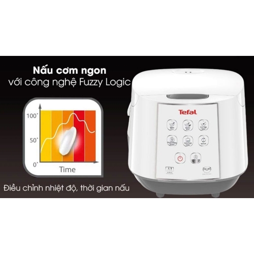 Nồi Cơm Điện Tử Tefal RK733168 1.8L TRẮNG