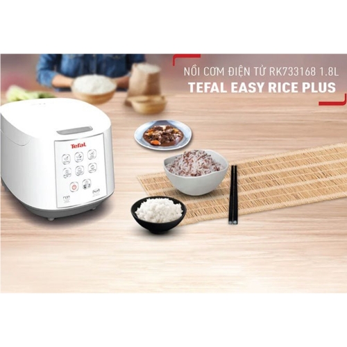 Nồi Cơm Điện Tử Tefal RK733168 1.8L TRẮNG