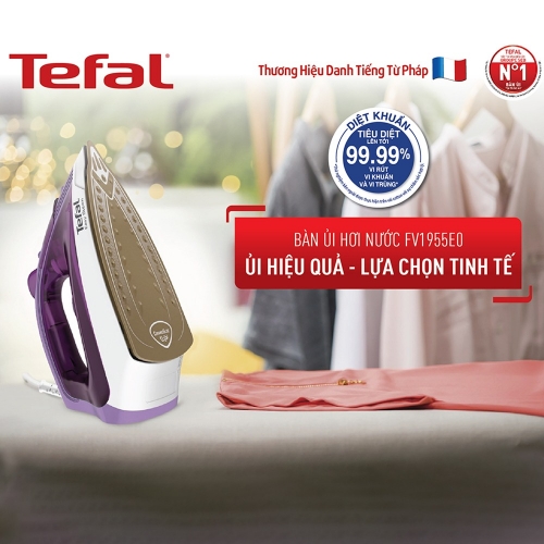 Bàn Ủi Hơi Nước Tefal Easy Steam FV1955E0 1400W