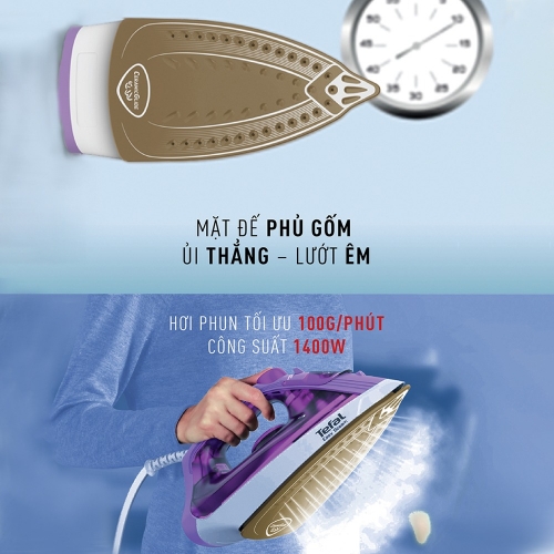 Bàn Ủi Hơi Nước Tefal Easy Steam FV1955E0 1400W