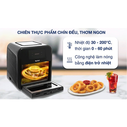 Nồi Chiên Không Dầu Tefal FW501815 11L Đen