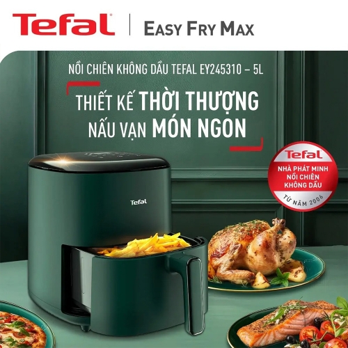 Nồi Chiên Không Dầu Tefal EY245310 5L Điện Tử