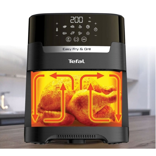 Nồi Chiên Không Dầu Tefal 2In1 Easy Fry & Grill Precision EY505815 4.2L