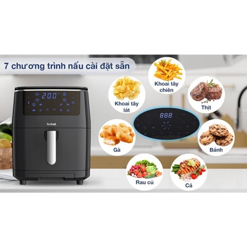 Nồi Chiên Không Dầu Tefal FW201815 6.5L Đen