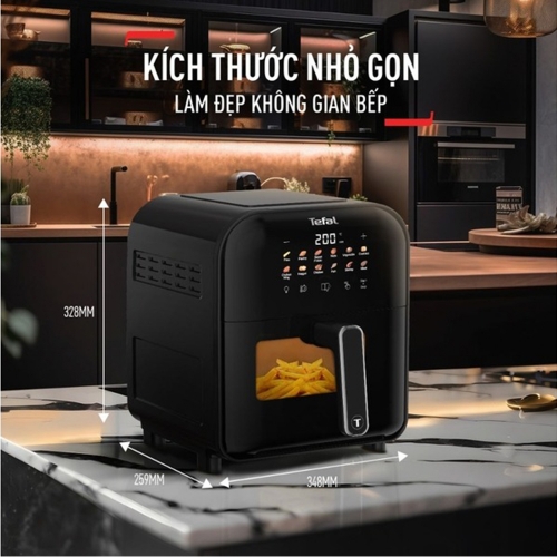 Nồi chiên không dầu Tefal Window EY821868 6L Điện tử