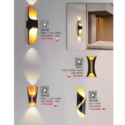 Đèn tường hiện đại VNT162