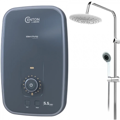 Máy nước nóng Presto Turbo EIWH P M-N3 5.5kW (RS) (Có bộ sen mưa)-Có bơm 