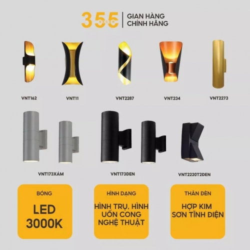 Đèn tường hiện đại VNT11