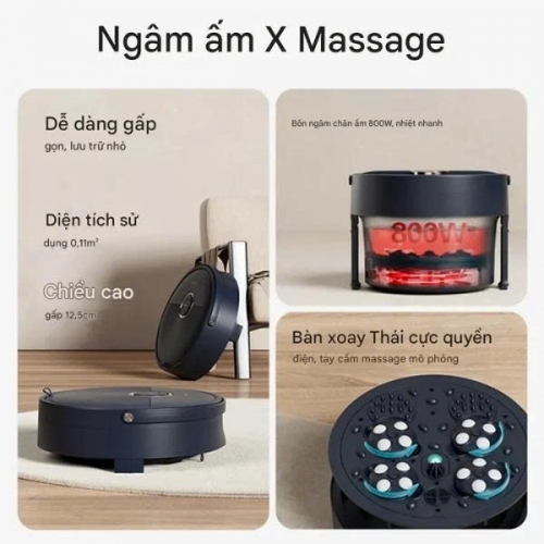 Bồn ngâm chân massage Philips PPM6501