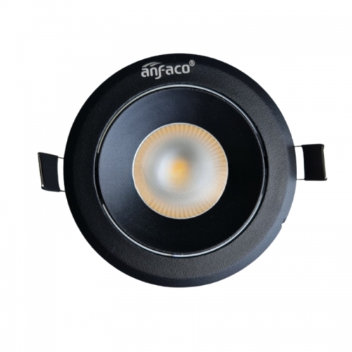 Đèn LED âm trần Anfaco màu đen AFC 618D 7W