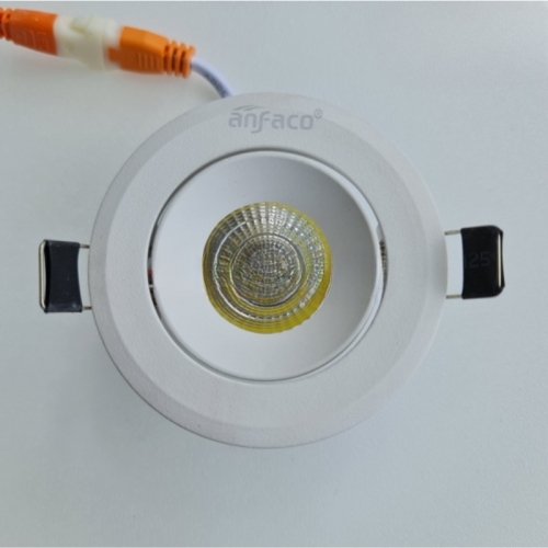 Đèn LED âm trần Anfaco màu trắng AFC 618T 7W