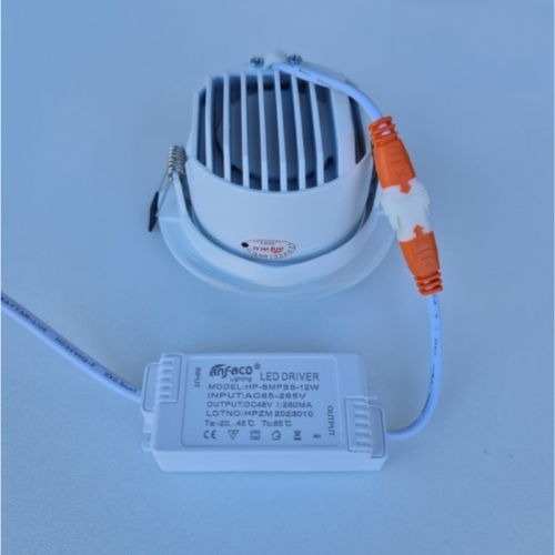 Đèn LED âm trần Anfaco màu trắng  AFC 618T 3W