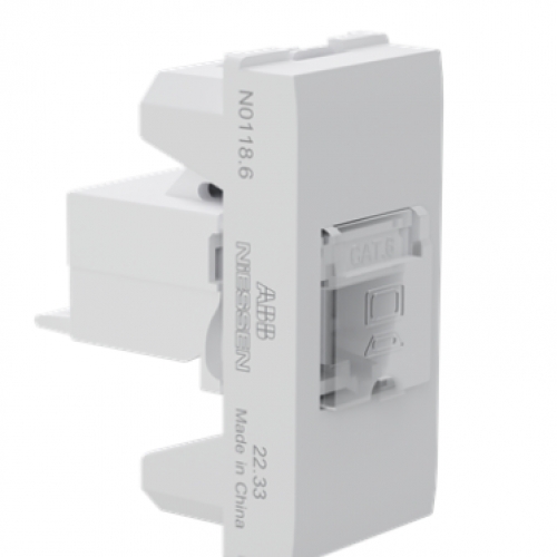 Ổ cắm dữ liệu Cat. 6 UTP size 1M N0118.6 BL